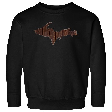 Discover Upper Peninsula Wood Yooper 906 Sweatshirts