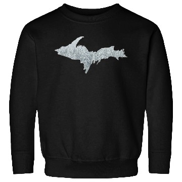 Discover Upper Peninsula Snow 906 Yooper Sweatshirts