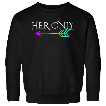Discover Cute Gay Couple Lesbian Valentines Day T Her Only Sweatshirts