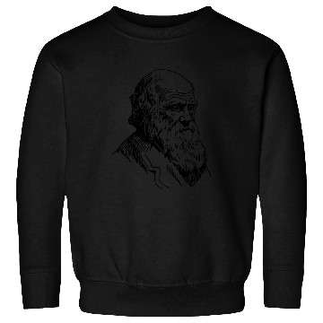 Discover Portrait Darwin evolution biology theory Sweatshirts