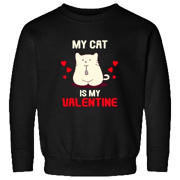 Discover My Cat Valentine Sweatshirts