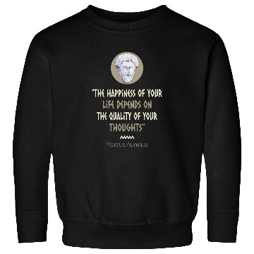 Discover Stoicism Philosophy Marcus Aurelius Quote Sweatshirts
