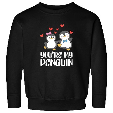 Discover You're my Penguin Valentines Day Couples Sweatshirts
