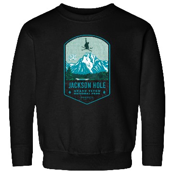 Discover Jackson Hole Ski Badge Sweatshirts