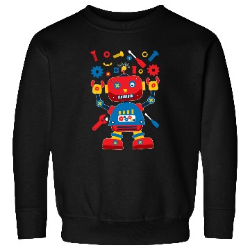 Discover Robot Engineer Science Technology Robots Sweatshirts