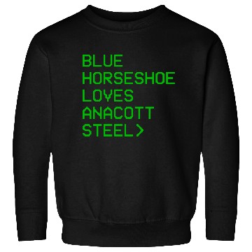 Discover Blue Horseshoe Loves Anacott Steel Sweatshirts