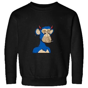 Discover Blue bored monkey Sweatshirts