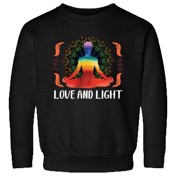Discover Love and Light Yoga Sweatshirts