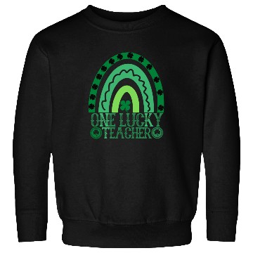 Discover One Lucky Teacher Rainbow St Patrick’s Day Sweatshirts