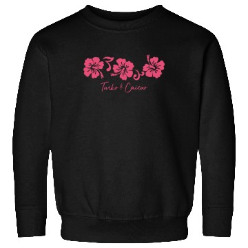 Discover Turks and Caicos Hibiscus Flower Sweatshirts
