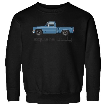 Discover Square Body Blue Sweatshirts
