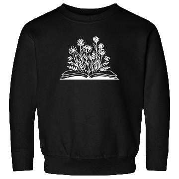 Discover Wildflower Book Funny Reading Book Lover Gifts Sweatshirts