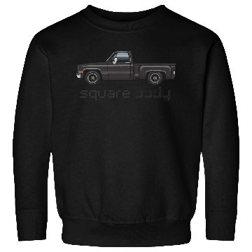 Discover Square Body Black Sweatshirts