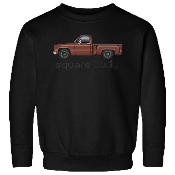 Discover Square Body Dark Brown Sweatshirts
