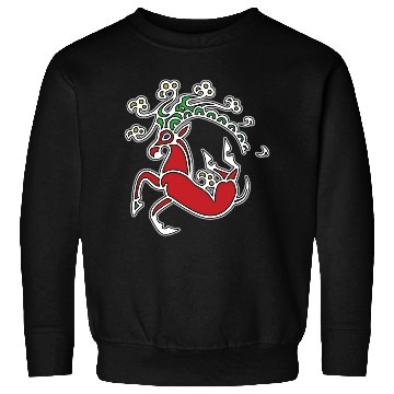 Discover Siberian Shaman Deer Tattoo Sweatshirts