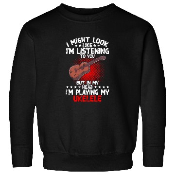 Discover Instrument String Musician Guitar Ukelele Ukulele Sweatshirts