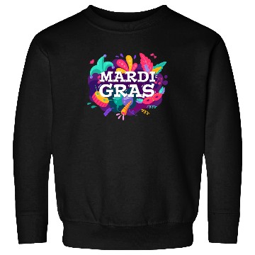 Discover Mardi Gras Gift Sweatshirts Beads Mask Feathers