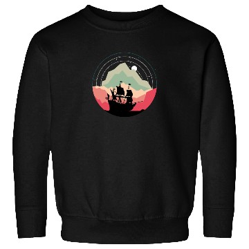 Discover Pirate Ship Nice Pirate Ship Design Sweatshirts