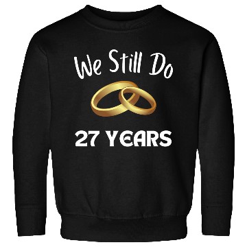 Discover Anniversary Gift For Couples 27 Years Sweatshirts