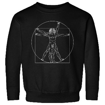 Discover Metal Fork Vitruvian Man Sweatshirts