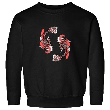 Discover Koi Fish Swirly Sweatshirts