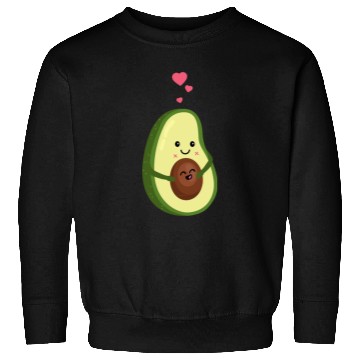 Discover Pregnant Avocado Mom Family Baby Announcement Sweatshirts