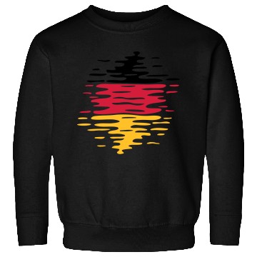 Discover Germany flag waves Sweatshirts