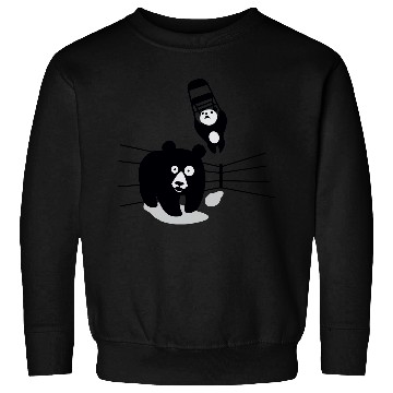 Discover Panda vs Grizzly in wrestling ring. Kung fu Sweatshirts