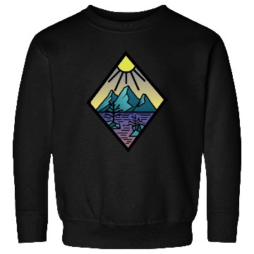 Discover Hiking Mountains Alps gift sport Sweatshirts