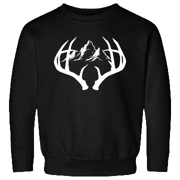 Discover Deer Forest Mountain Nature Outdoor Sweatshirts