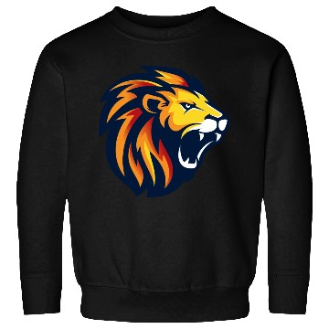 Discover angry lion face Sweatshirts