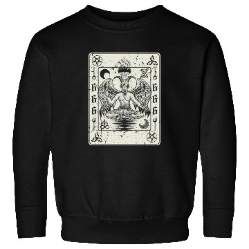 Discover Lucifer Playing Card Sweatshirts