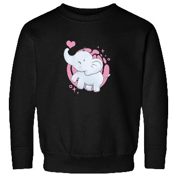 Discover Cute Elephant Baby Elephant Lover Sweatshirts