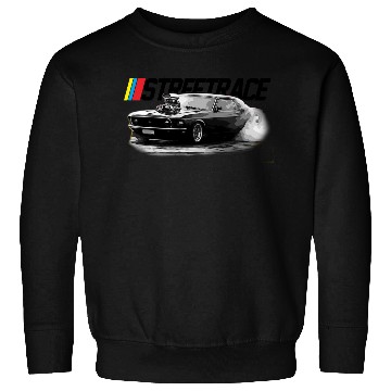 Discover STREET RACE Muscle Car Supercharger Turbo Burnout Sweatshirts