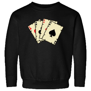 Discover Poker cards Dealer Gift Sweatshirts