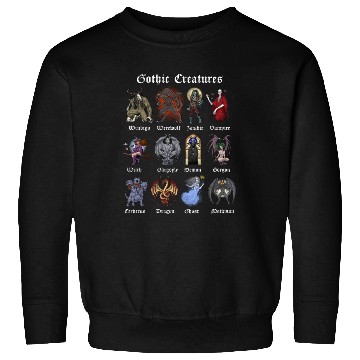 Discover Cryptid Mythical Creatures Sweatshirts