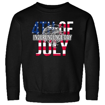Discover US Happy Independence Day 4th July Flag Eagle Sweatshirts