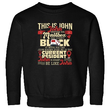 Discover Be Like John Postal Worker Mailman Postman Mail Sweatshirts