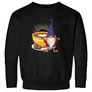 Discover Coffee Gnome Heart Gardening Gnomes Sweatshirts