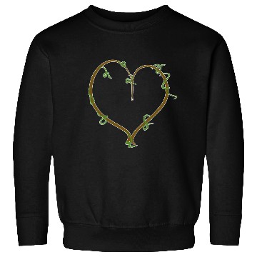 Discover brown heart nature green line icon Sweatshirts