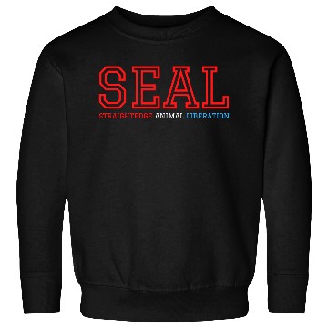 Discover SEAL Straight Edge Animal Liberation | USA Colors Sweatshirts