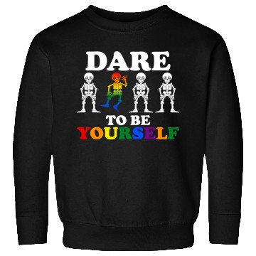 Discover Dare To Be Yourself Sweatshirts Cute LGBTQ Pride