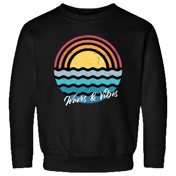 Discover Positive Vibes Surf and Waves Summer. Sweatshirts