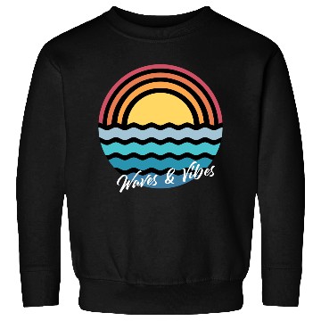 Discover Positive Vibes Surf and Waves Summer. Sweatshirts