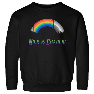 Discover Heartstopper Rainbow LBGTQIA+ Nick and Charlie Sweatshirts