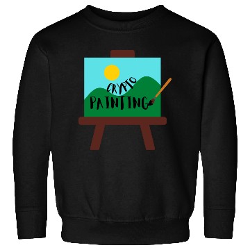 Discover Crypto Painting Sweatshirts