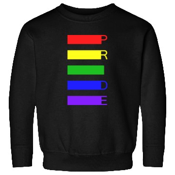 Discover PRIDE Rainbow Flag Colors Sweatshirts