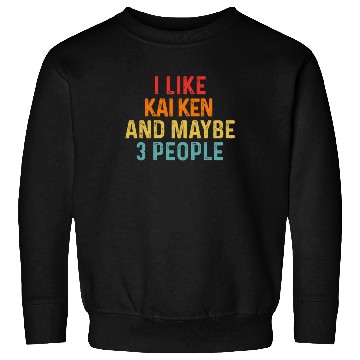 Discover I Like Kai Ken And Maybe 3 People Dog Lover Retro Sweatshirts
