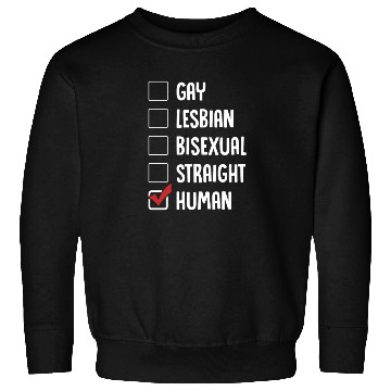 Discover Human Gender Checklist Sweatshirts