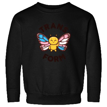 Discover Transgender Monarch Butterfly Trans Form Kawaii Sweatshirts